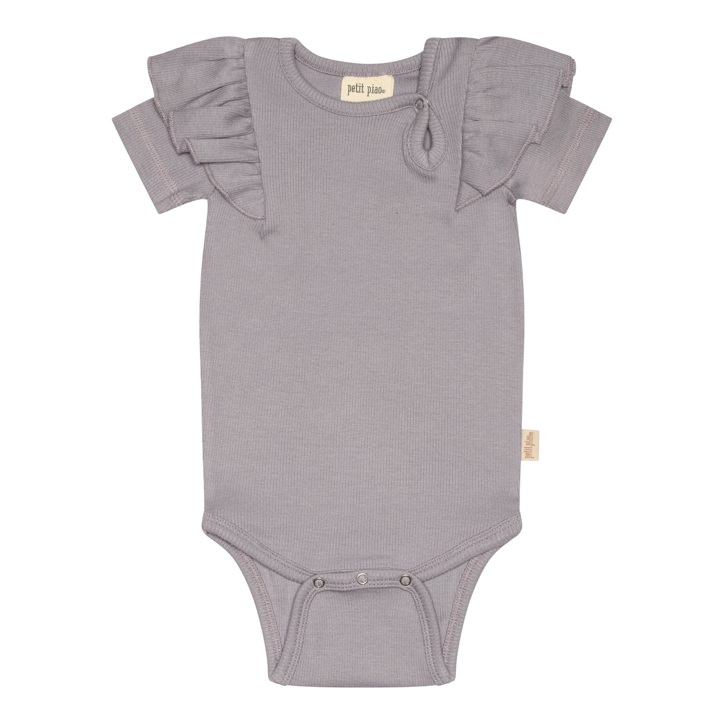 Ribbed Bodysuit - Dusty Lavender