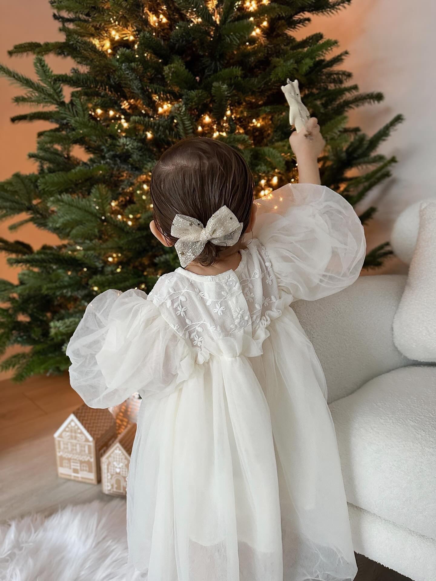 Sparkling Star Bow Hair Clip