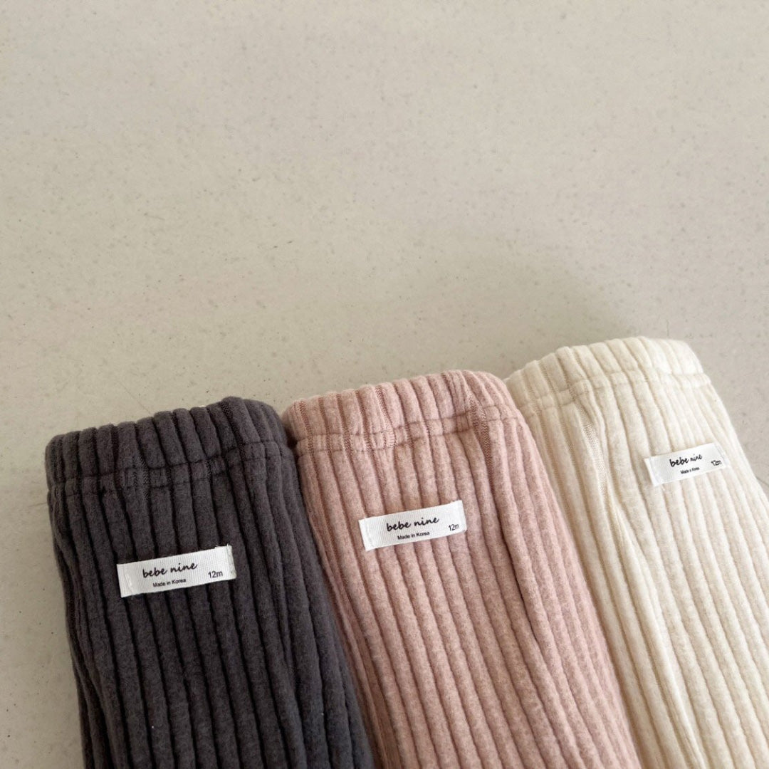 Ribbed Fleece Leggings