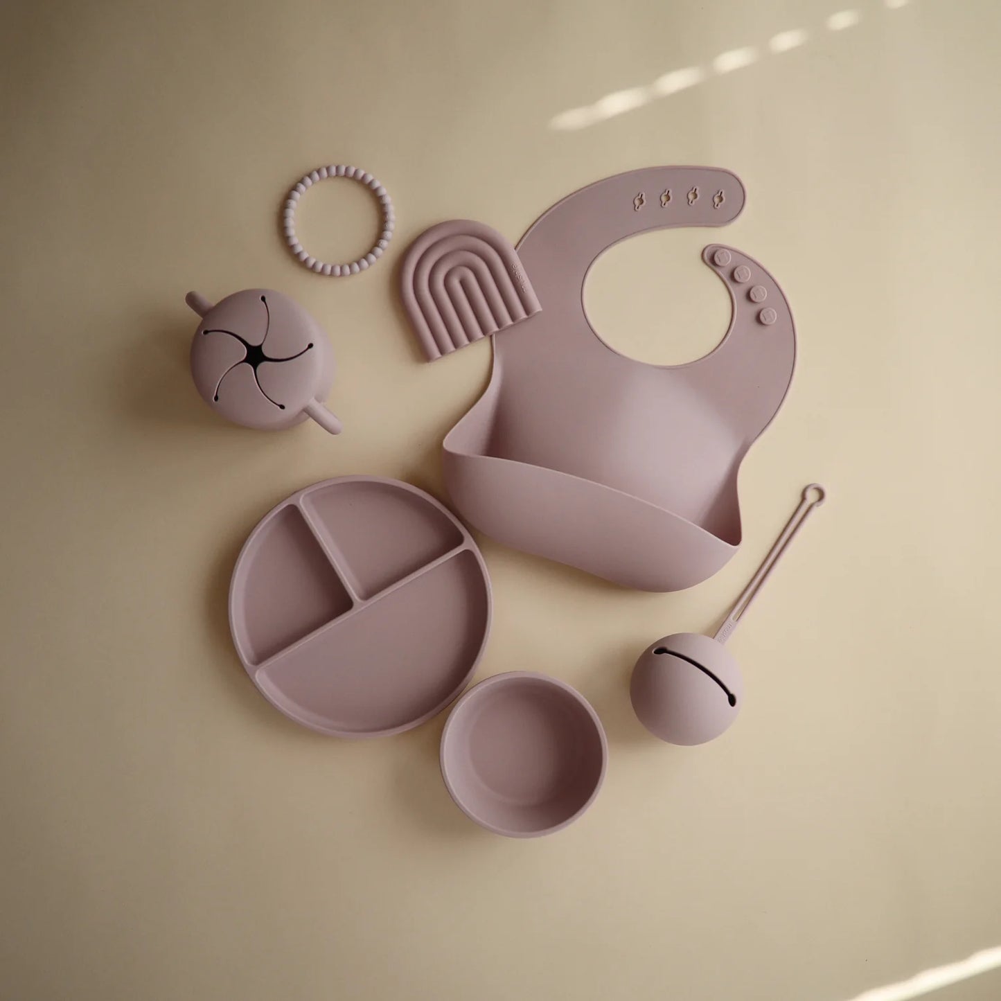 Feeding Bib | Pale Mauve