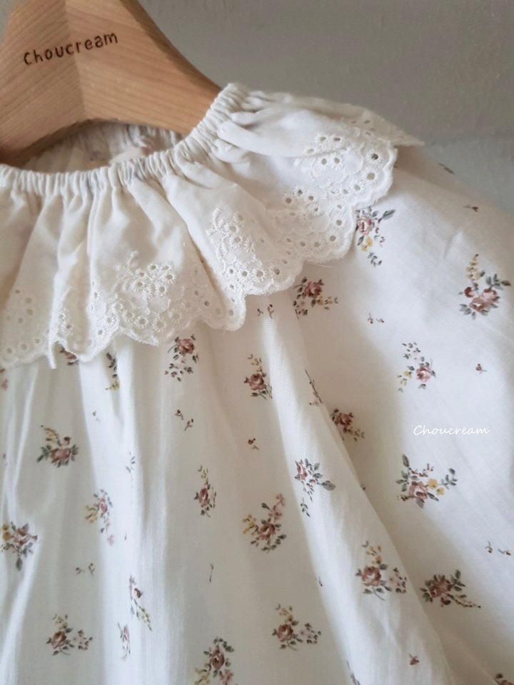 Choucream Mable Romper + Bonnet Set