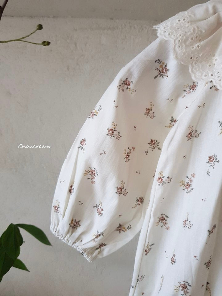 Choucream Mable Romper + Bonnet Set
