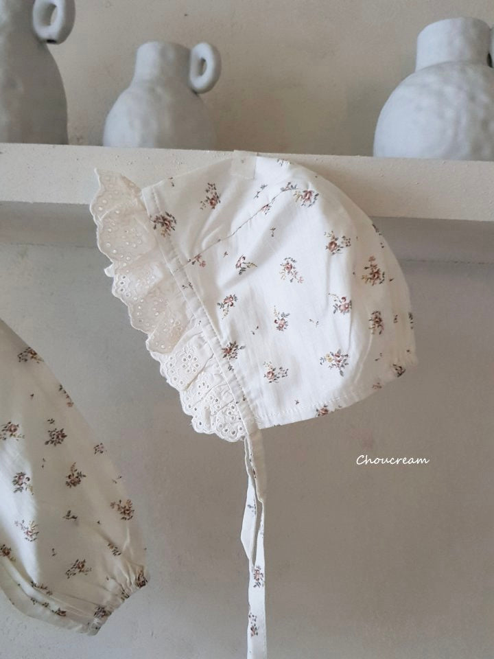 Choucream Mable Romper + Bonnet Set