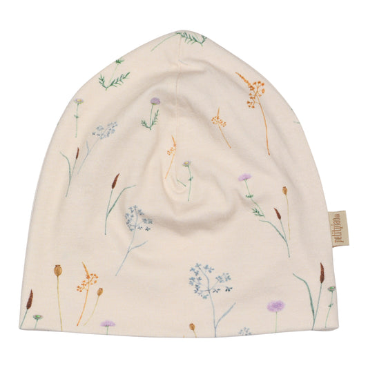 Flowers Print Cotton Beanie - Wild