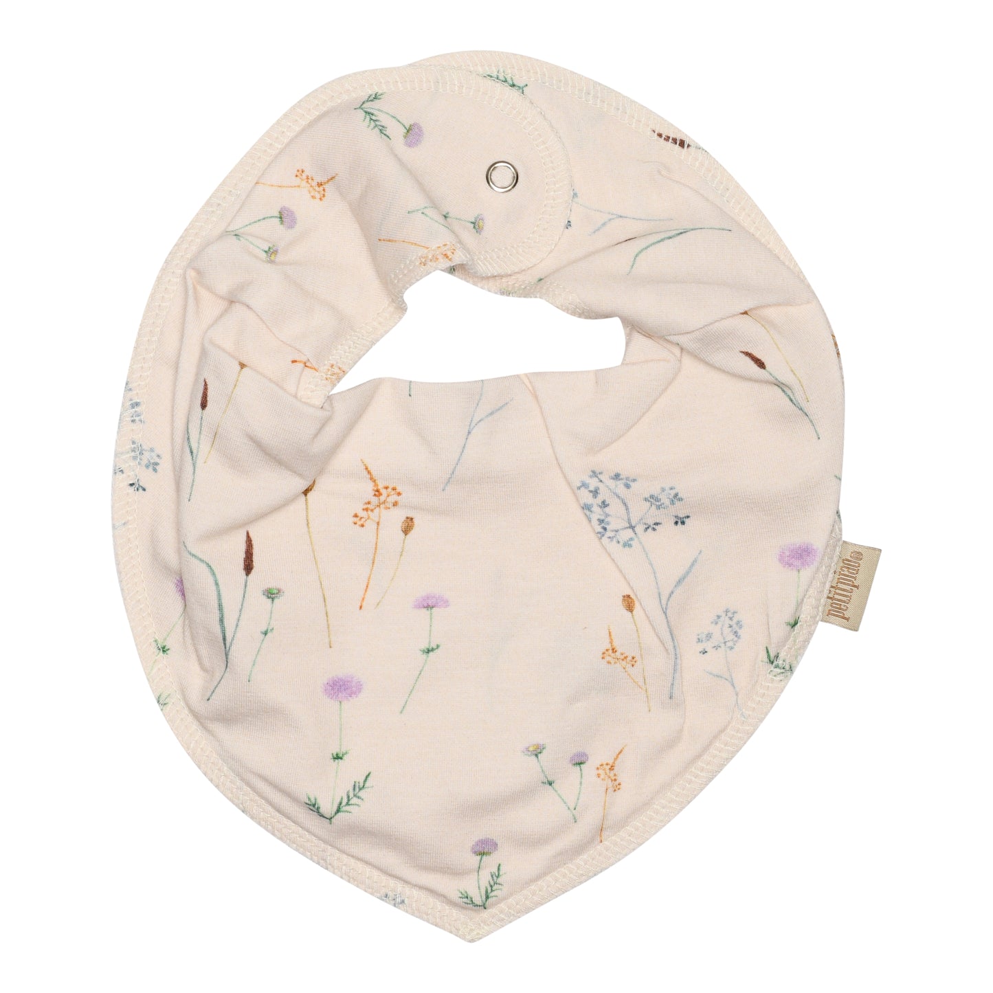 Flowers Print Cotton Bib - Wild