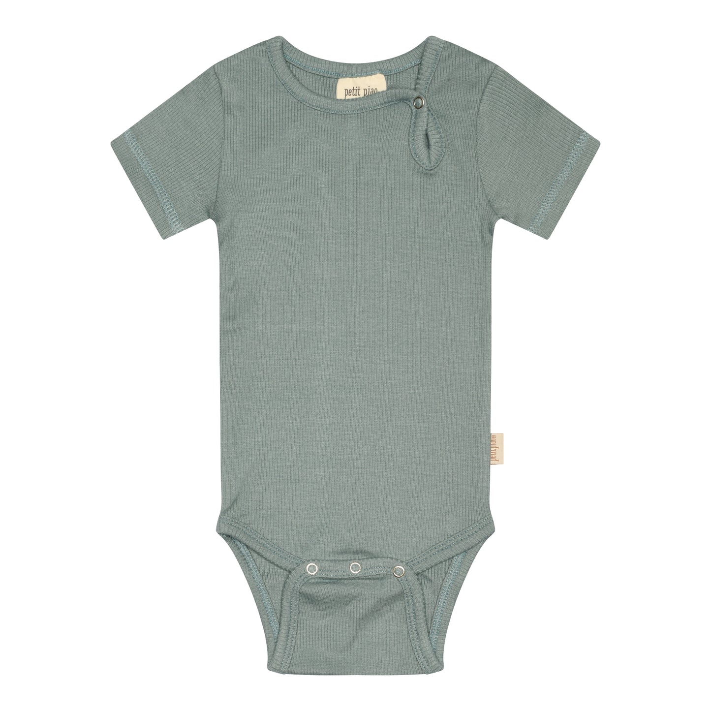 Ribbed Bodysuit - Light Petrol