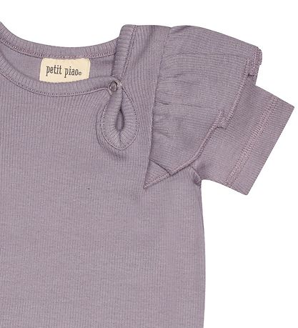 Ribbed Bodysuit - Dusty Lavender