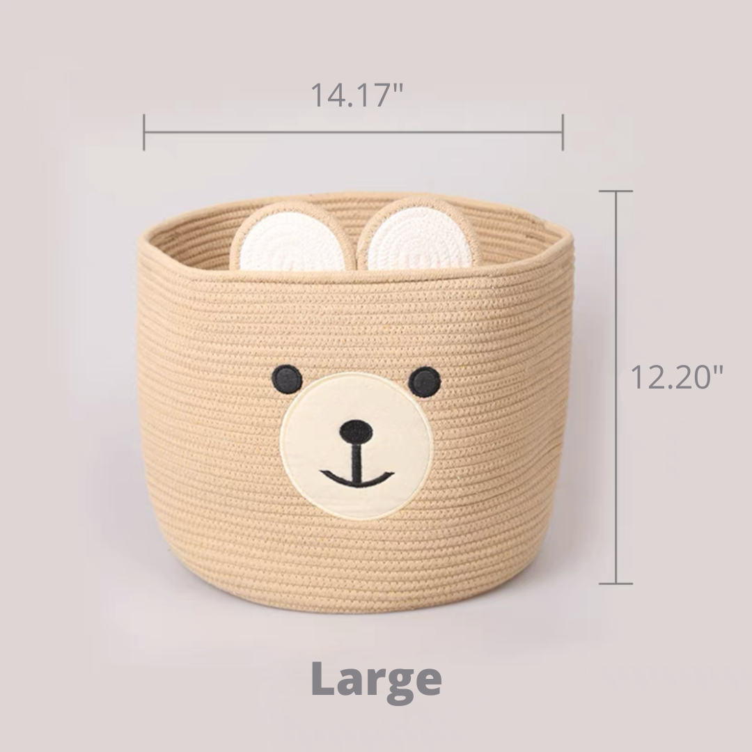Baby toy storage outlet basket