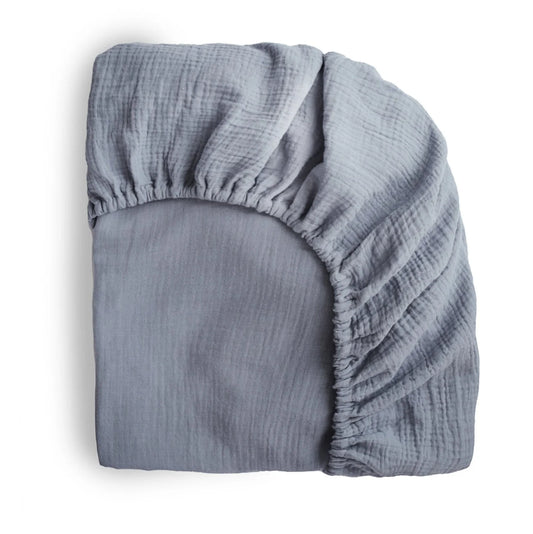Extra Soft Muslin Fitted Crib Sheet | Tradewinds