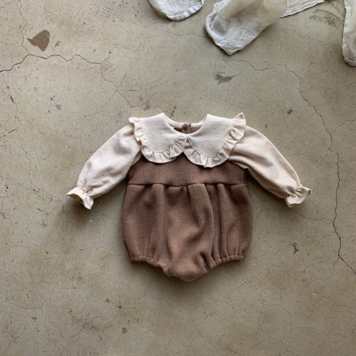 Frill Knit Romper