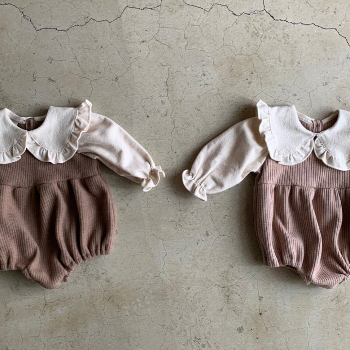 Frill Knit Romper