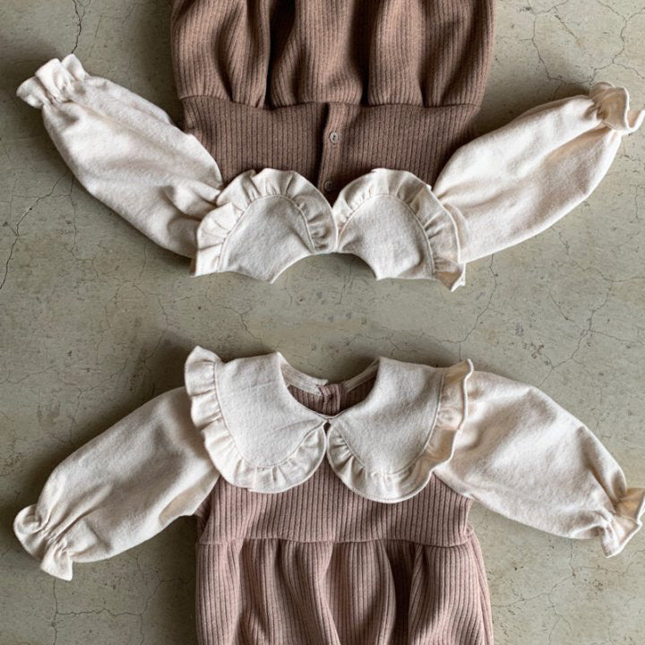 Frill Knit Romper