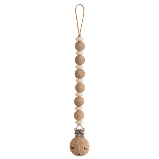 Pacifier Clip | Faux Wood