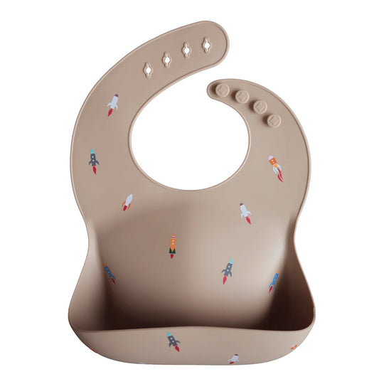 Feeding Bib | Rocket Ship
