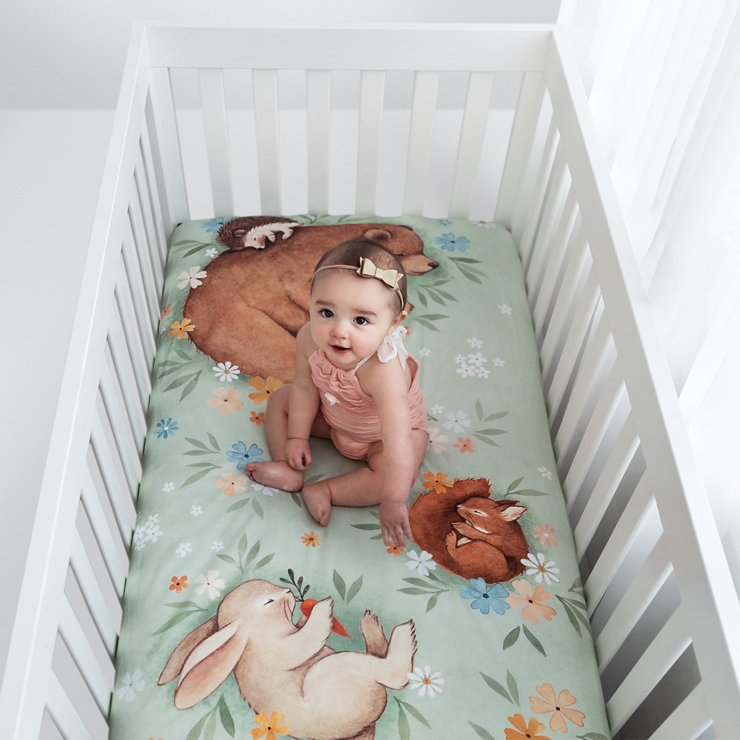 Enchanted Meadow Fitted Crib Sheet