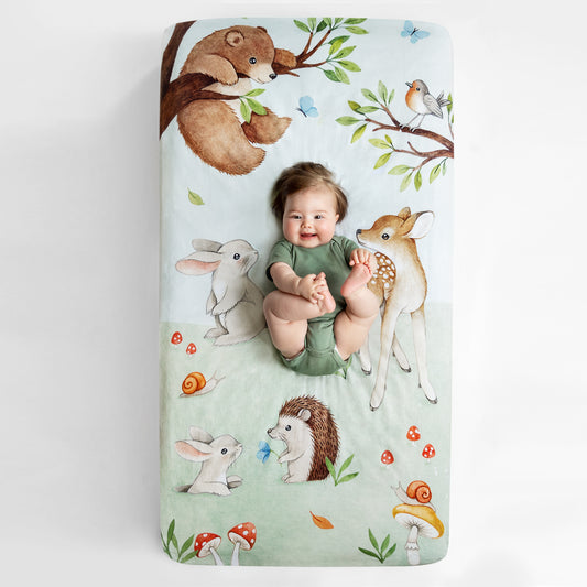 Enchanted Forest Fitted Crib Sheet