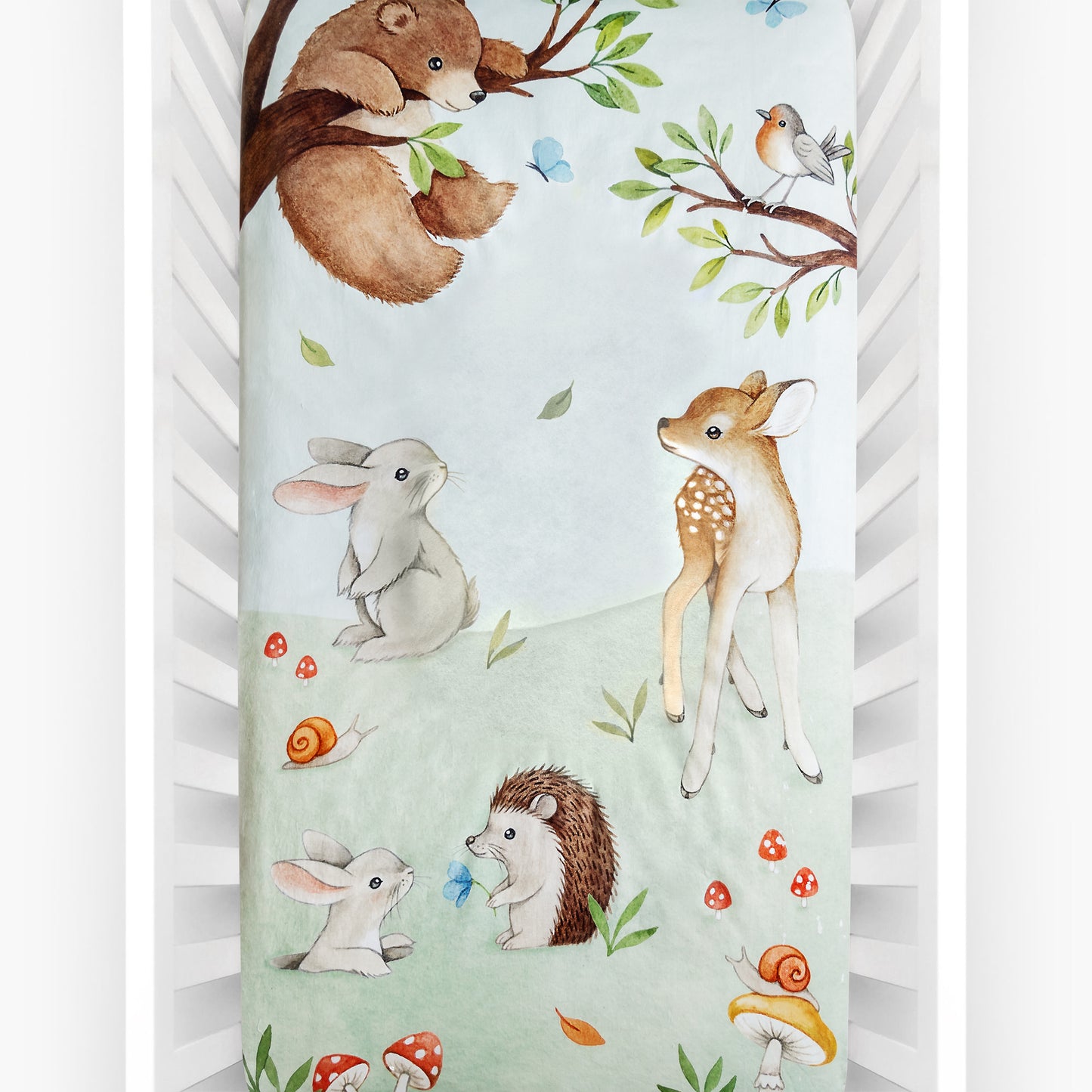 Enchanted Forest Fitted Crib Sheet